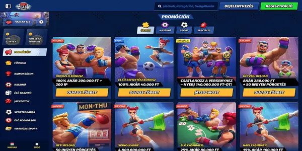 BigClash Casino welcome bonus page on mobile
