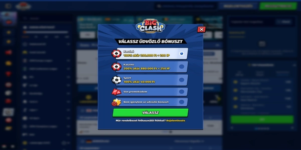 BigClash Casino registration flow on mobile